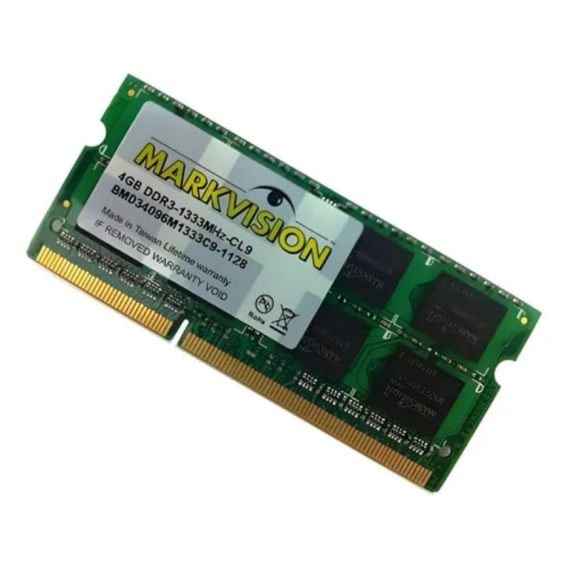 Memórias variadas para notebook DDR3 4gb