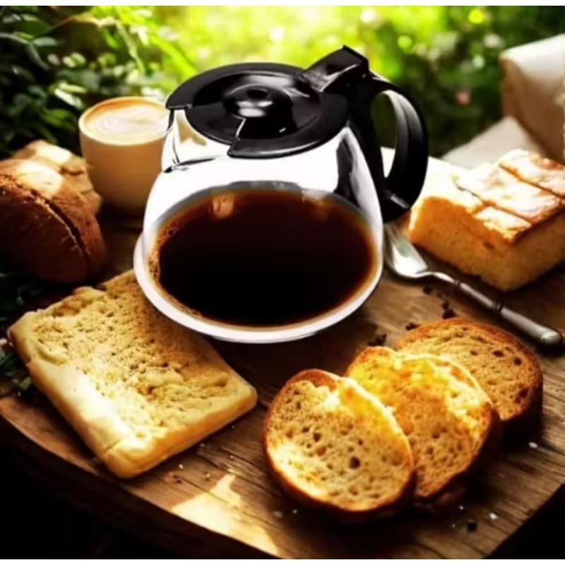 Jarra Para Cafeteira AMVOX ACF227 NEW Vidro Reforçado Cor Preta