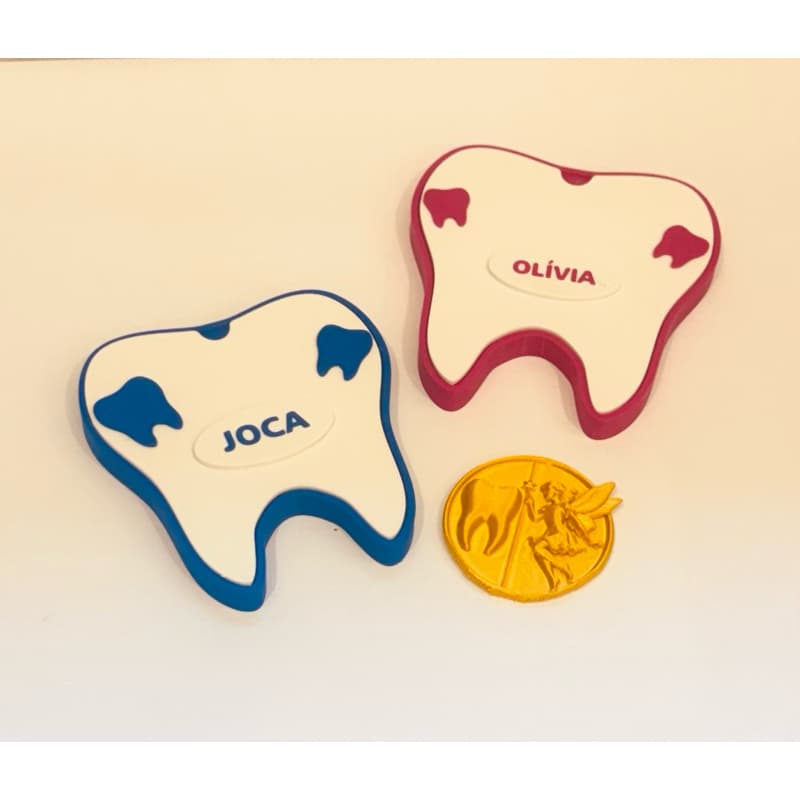 Kit Fadinha do Dente Personalizado com Nome | Porta Dentinho + Certificado Infantil