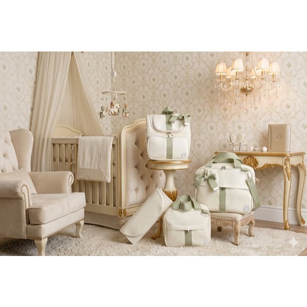 Kit De Bolsa Maternidade Completo Com 4 Peças Slim Super Luxo