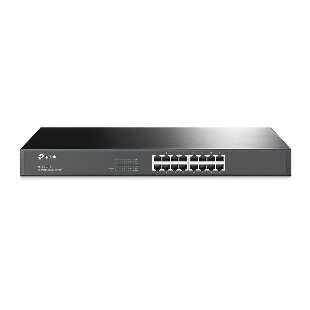 Hub Switch TP-Link TL-SG1016 16 Portas Gigabit 10/100/1000 - 32Gbps de Capacidade