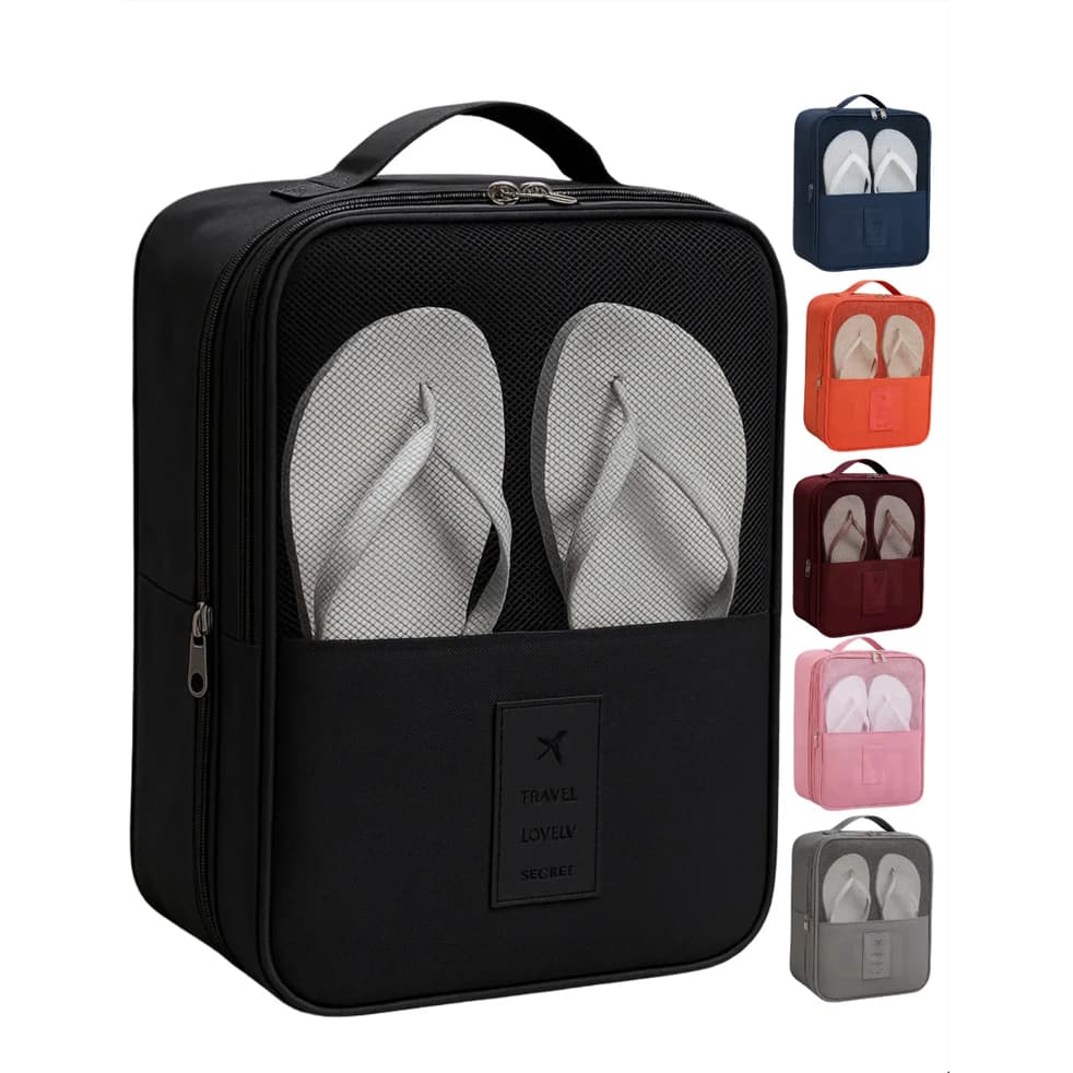 Bolsa Organizadora de Sapatos com Alça de Mão 30x23x15cm viagem-academia