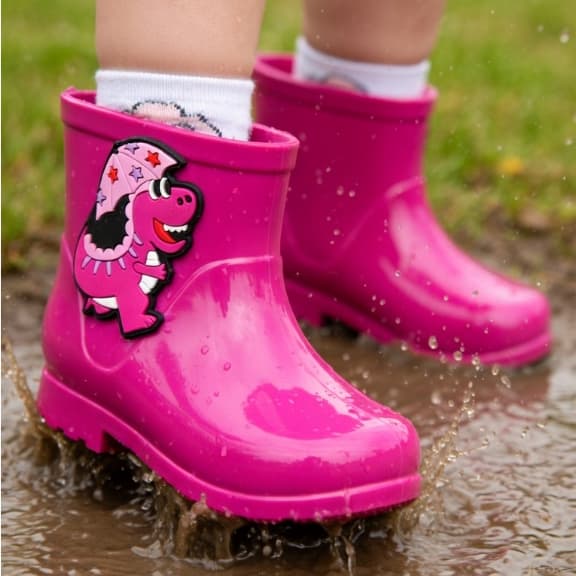 Galocha Infantil Menina Botinha Feminina Criança Leve Confortável