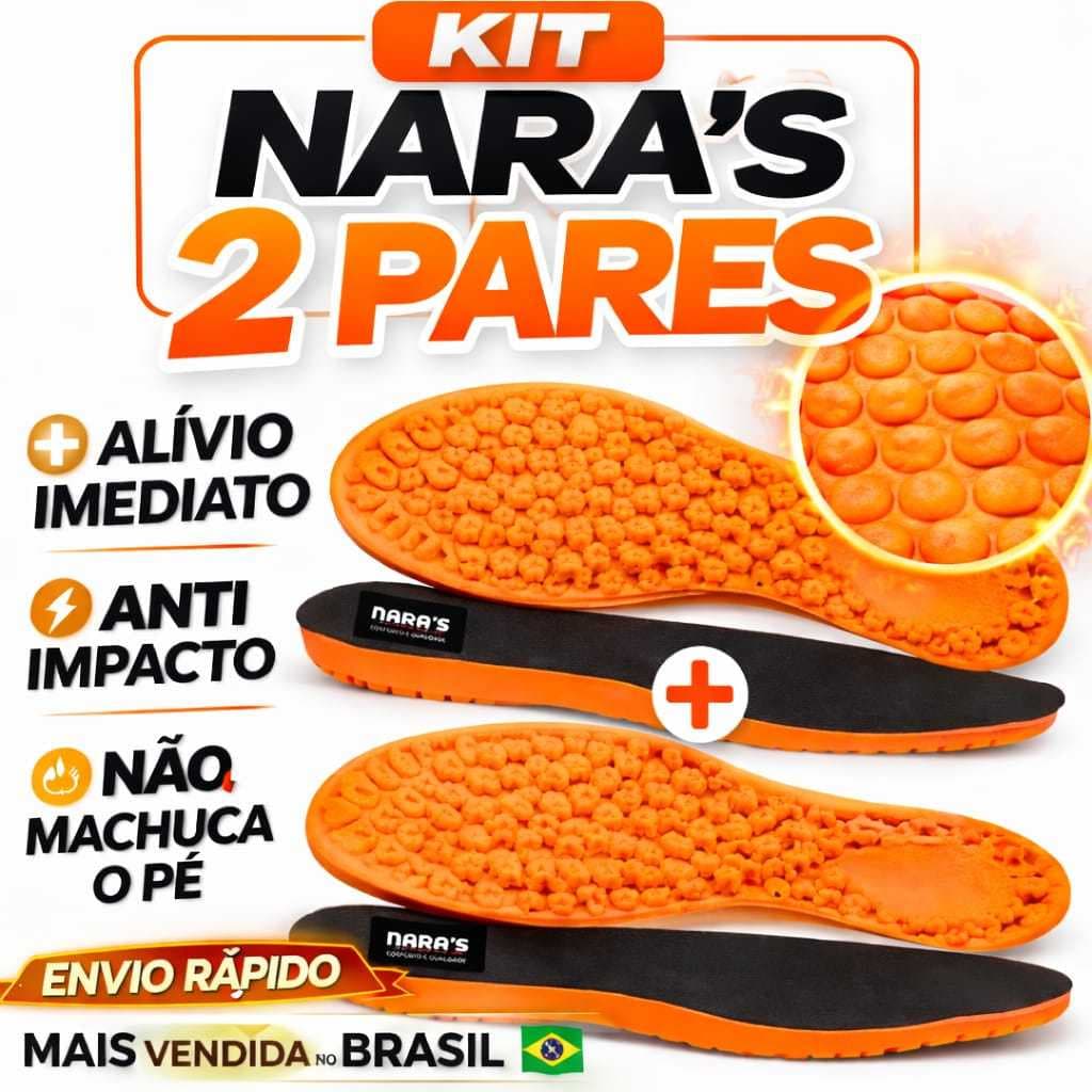 Palmilha Ortopédica anatômica Ant-pacto kit Nara's Ideal Tênis Bota Coturno Sapatos Envio Rápido