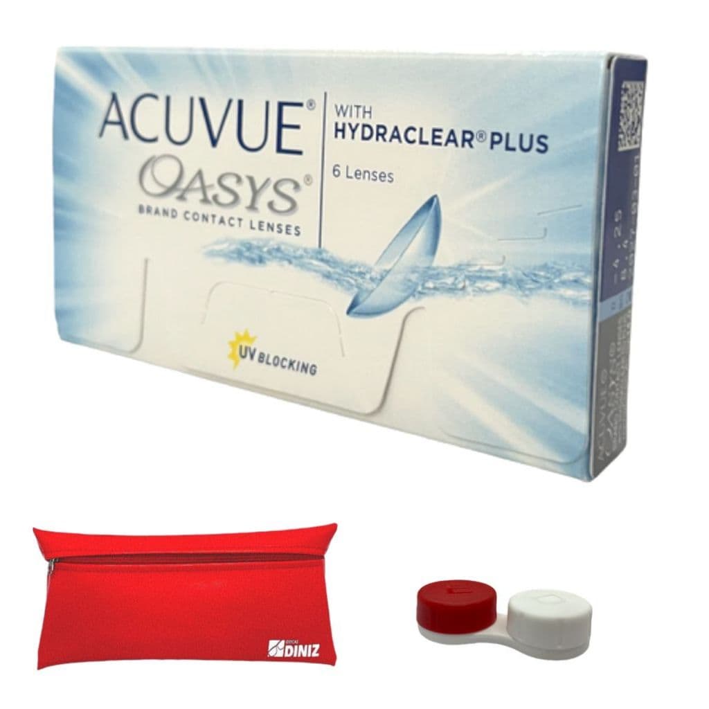 Lente de Contato Acuvue Oasys Descarte Mensal 6 unidades