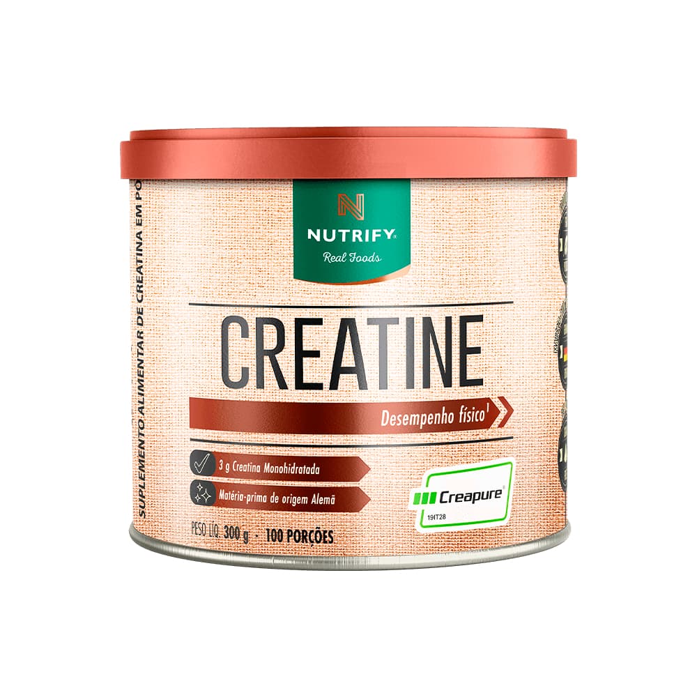 Creatina Creapure Nutrify 300g Creatine 100% Monohidratada