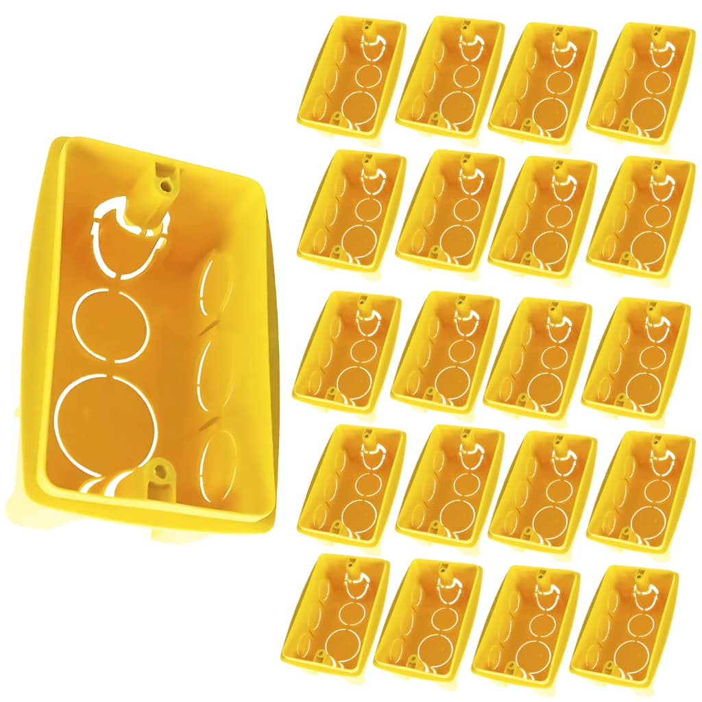 Kit 25 Caixinhas De Luz Embutir 4x2 Reforçada Para Tomada Caixa De Energia 2x4 Pequena