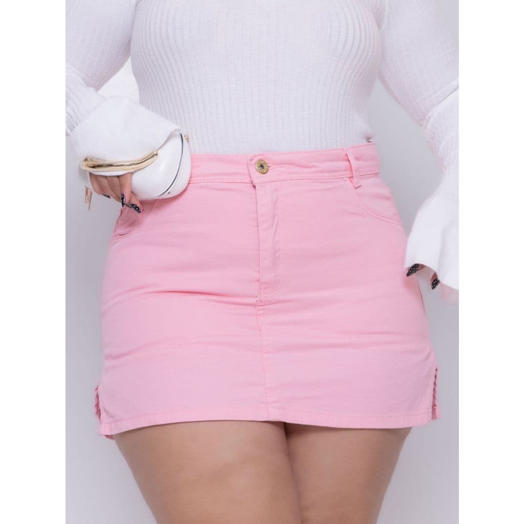 Saia com short por Baixo Plus Size Várias Cores