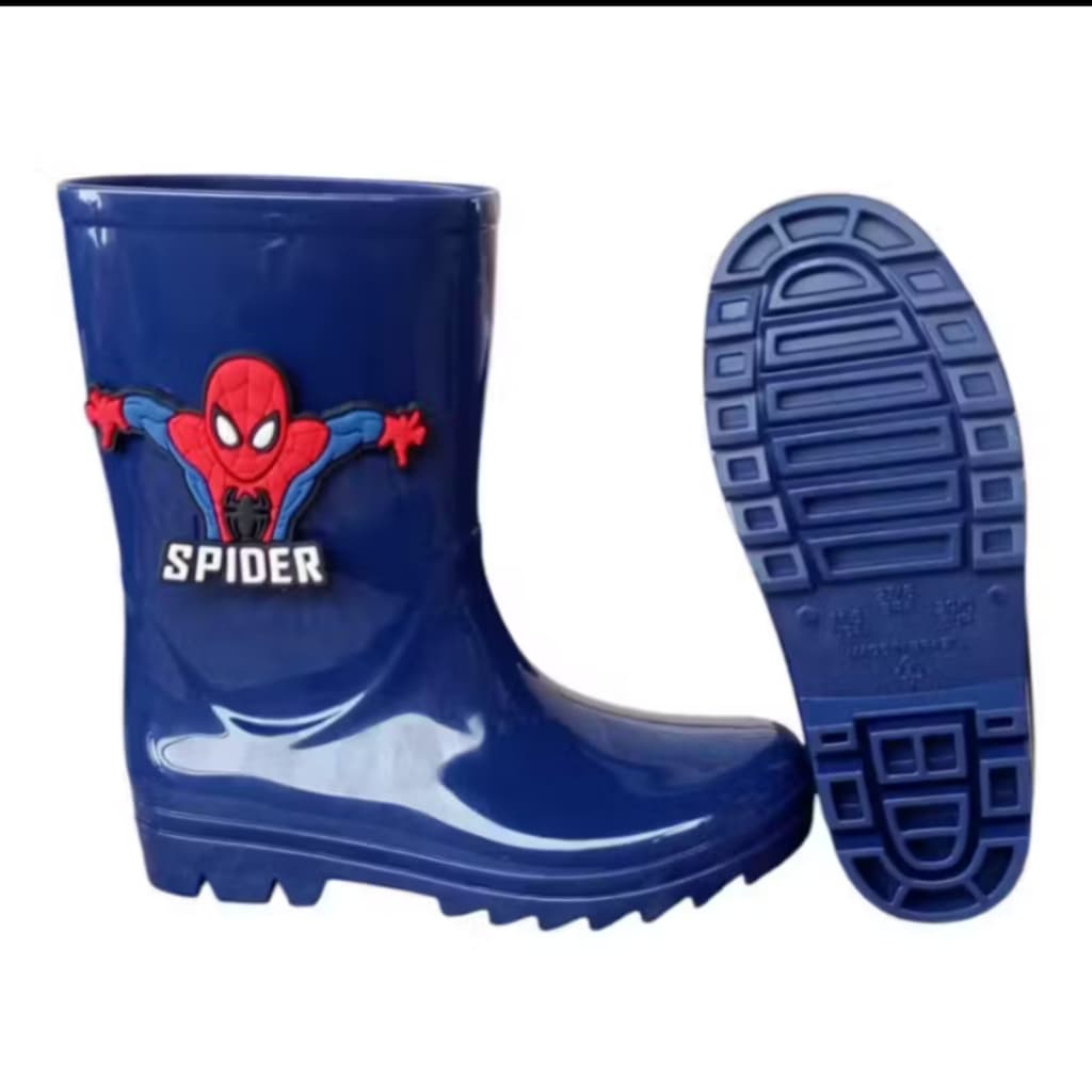 Galocha Bota Homem Aranha  confortável impermeável infantil Menino