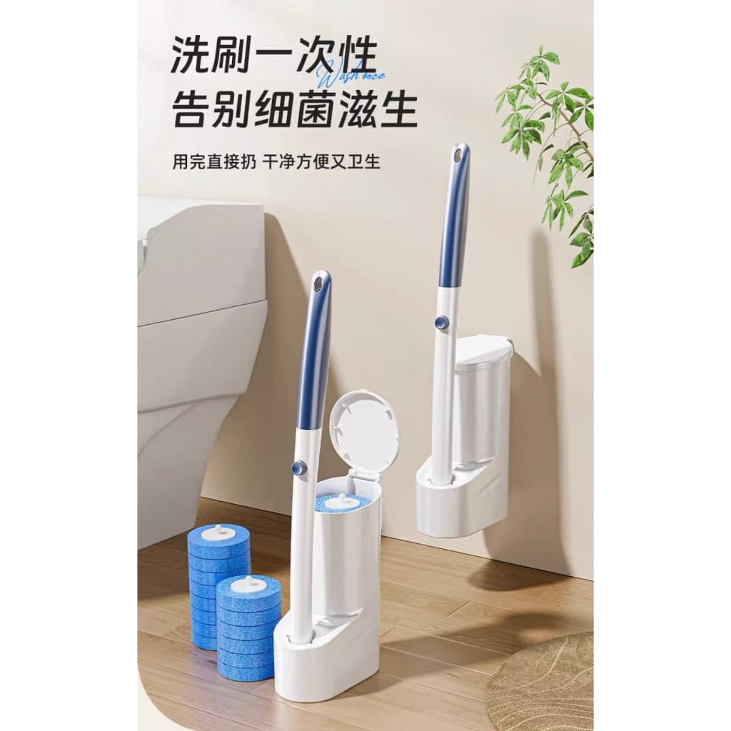 Escova descartável Para Vaso sanitário e Parede Banheiro