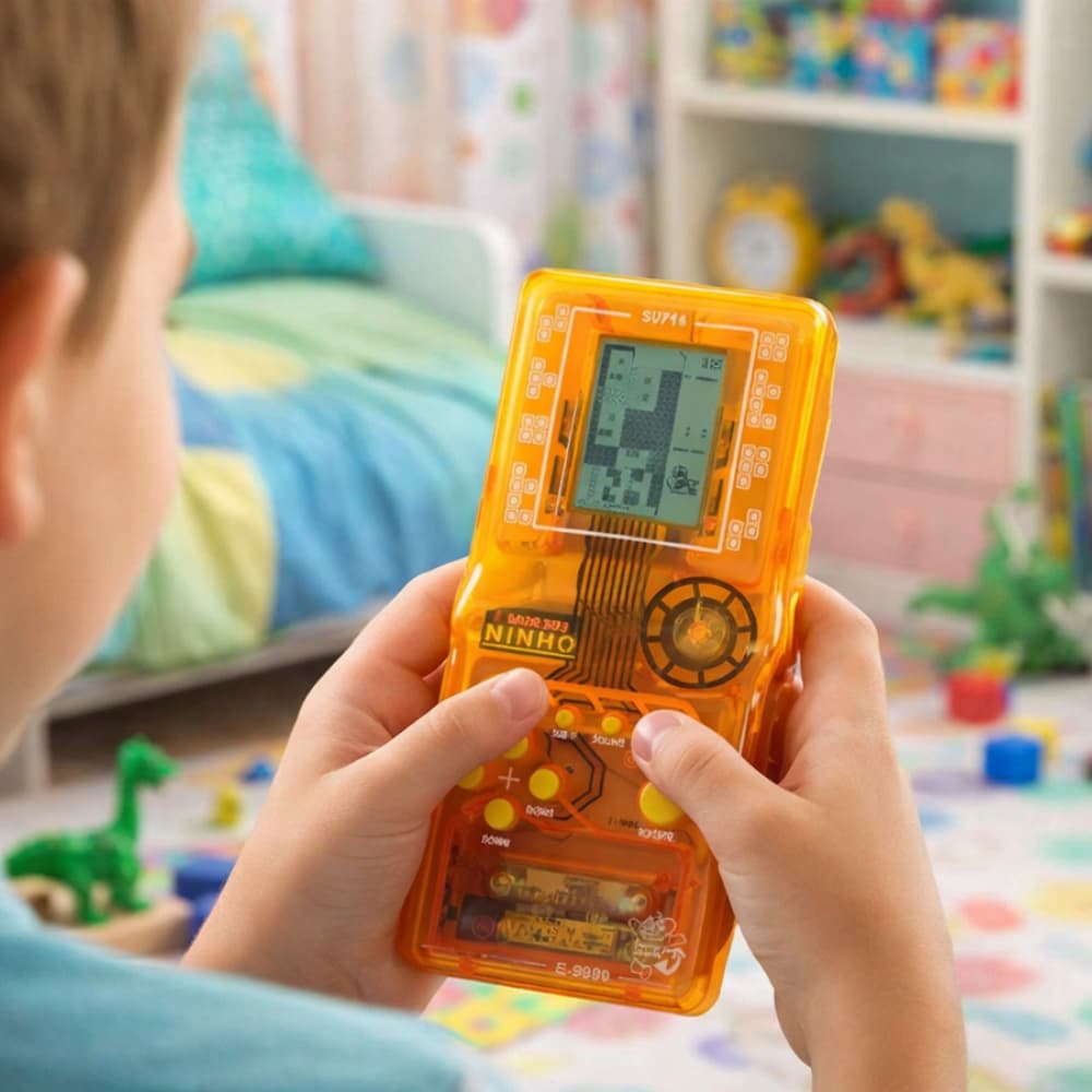 Super Mini Game Brink Game 9999 Em 1 Jogos Retro Vídeo Game Portátil Infantil