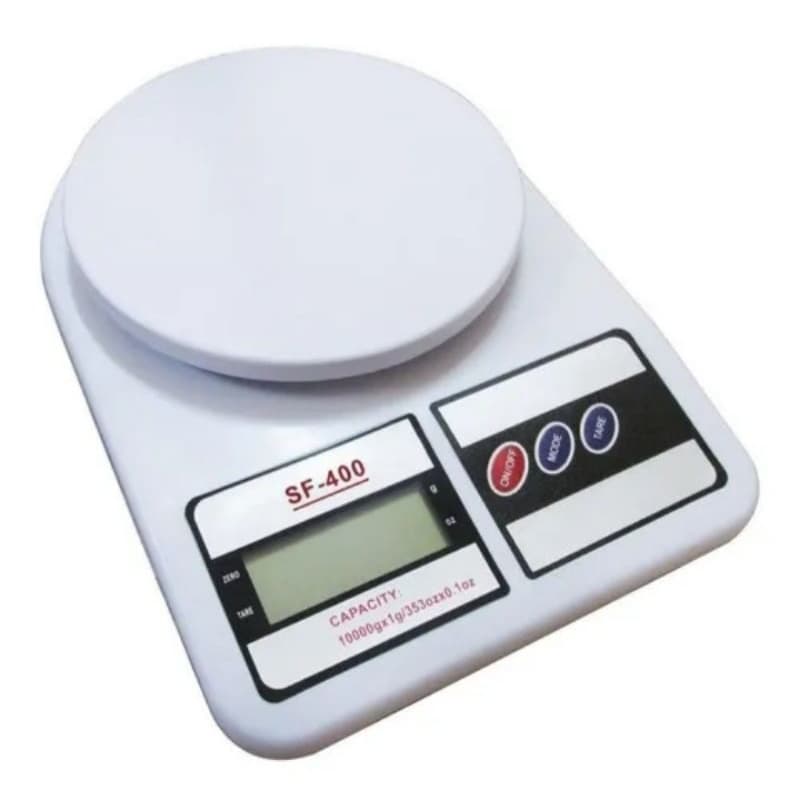 Balança Digital de Cozinha SF-400 com Visor LCD e Função TARA
