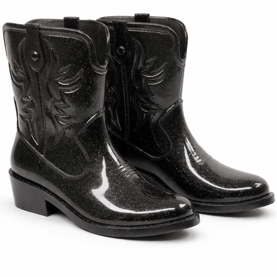 Bota Texana Infantil Menina Juvenil Feminina Western Galocha Cano Médio Moda Blogueira Confortável