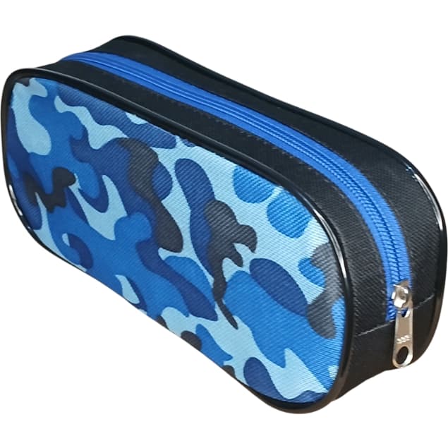 ESTOJO ESCOLAR UMA DIVISÓRIA MASCULINO C/ VIVO.