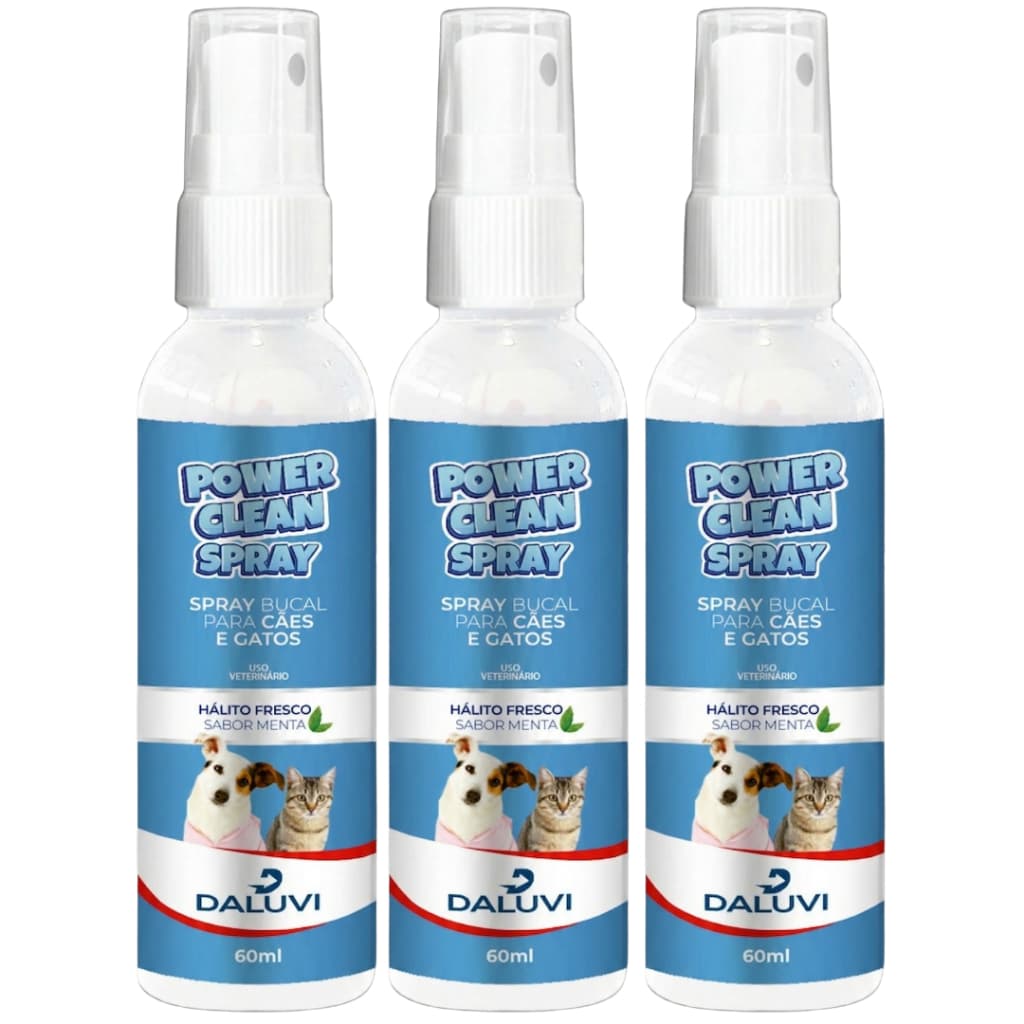 Kit 3 Potes Power Clean Spray | Loja Oficial