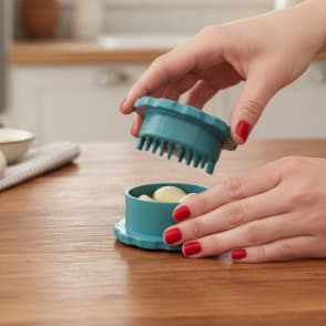 Triturador de Alho Manual – Amassador e Moedor Prático