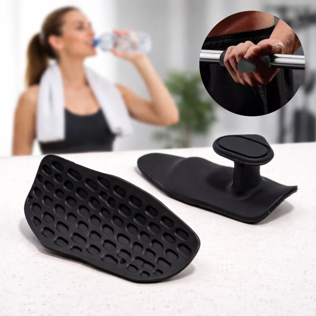 Luva de Academia Grip Protetor de Mãos Antiderrapante Treino Musculação Crossfit Levantamento Peso