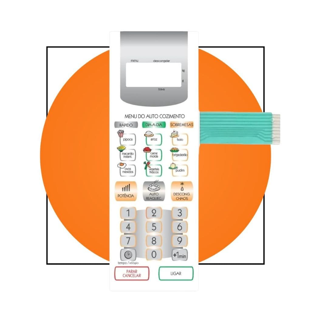 Membrana Teclado Microondas Panasonic Nnst357 Nn St357