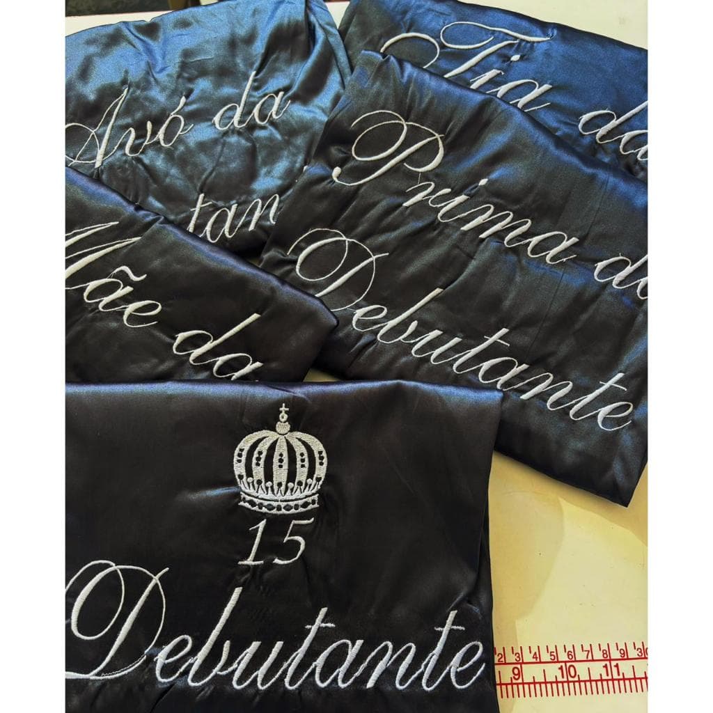 ROBE DE CETIM ELASTANO/ PERSONALIZADO DEBUTANTE