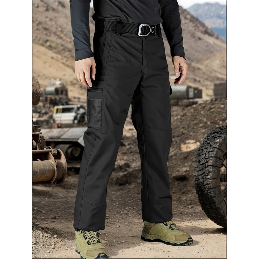 Calça Tática Militar Masculina Impermeável Multi-bolsos Resistente para Trilha Camping - QUALY