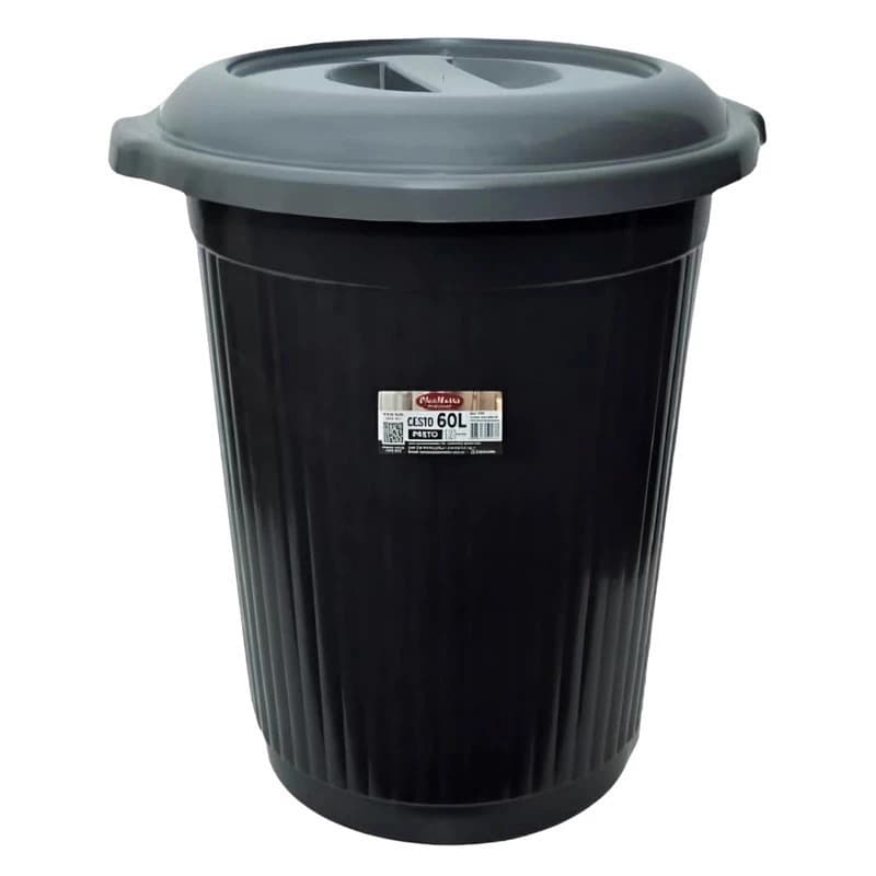 Cesto Lixeira Grande 60L – Robusta, Funcional e de Alta Qualidade