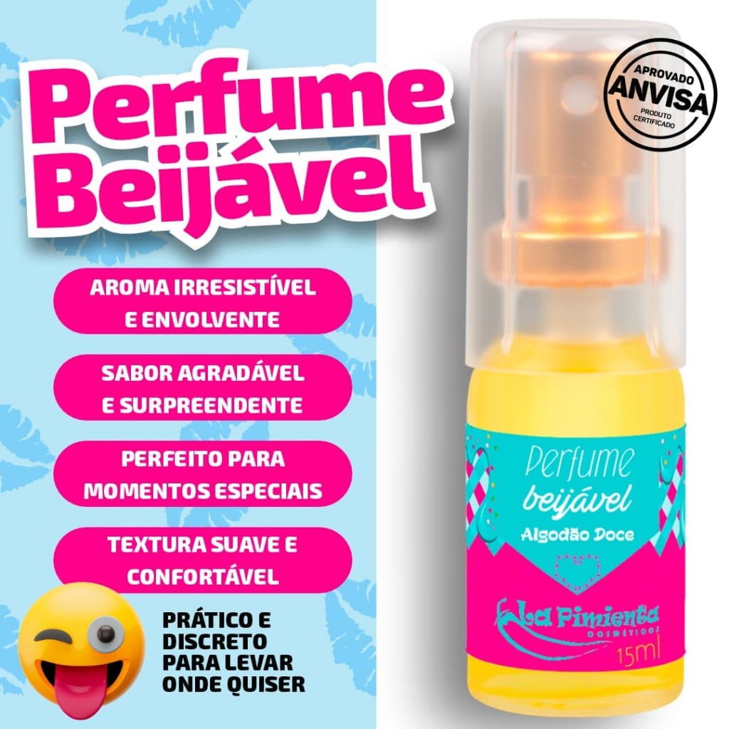 PERFUME BEIJÁVEL QUE TRANSFORMA UM BEIJO SIMPLES EM ALGO DIFÍCIL DE ESQUECER