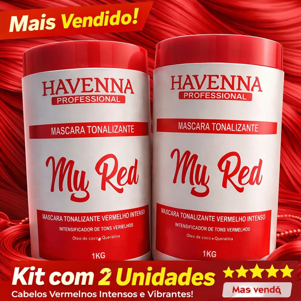 Mascara Matizadora Vermelha 2kg