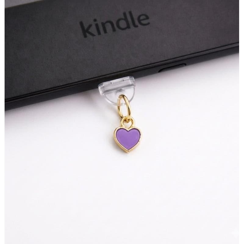 Plug Anti Poeira com Pingente Charm mini Aesthetic Fofinhos – Para Kindle, Tablet e Celular Tipo C