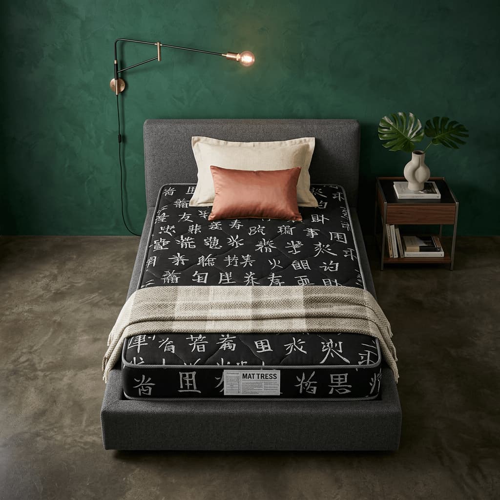 Colchão De Solteiro D33 Quarto Cama 188X88x12 - Mova