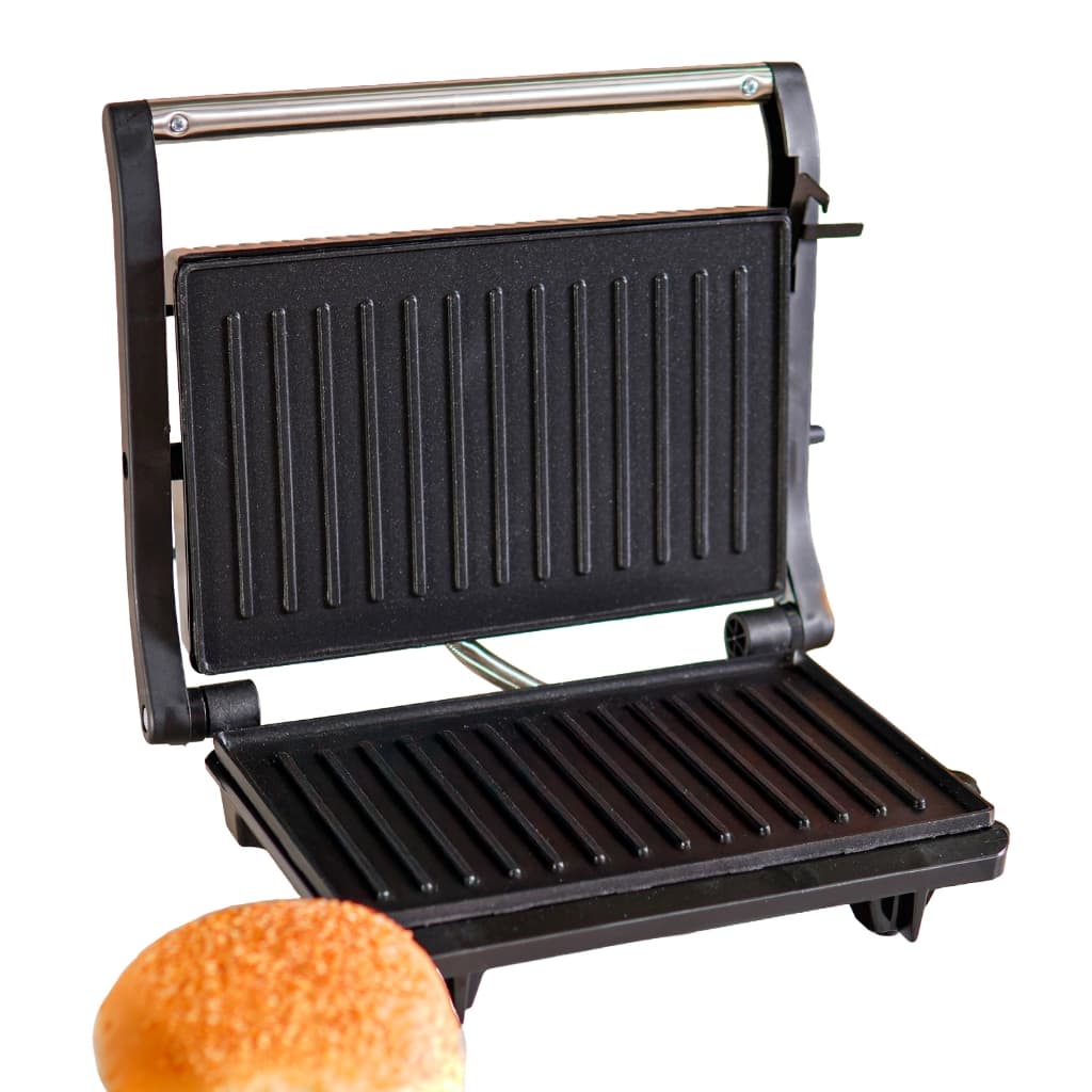 Sanduicheira Grill Elétrica Bene Casa 730W Antiaderente Abre 180°