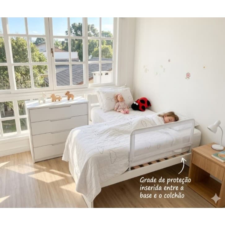 3 Tamanhos de Grade para Cama com Tela de Proteção Cama Normal Mini Cama Box com Colchão Todos os Tipos de Cama