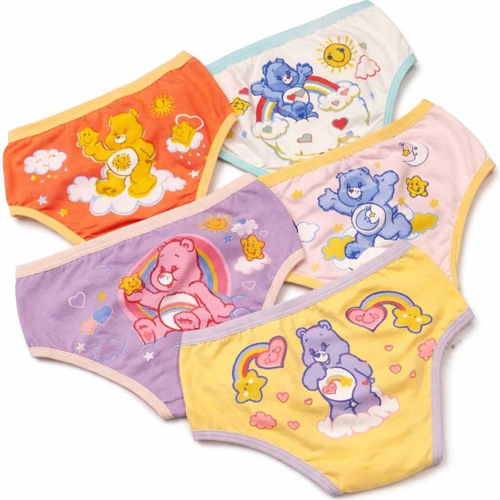 Kit com 10, 5 ou 2 peças Calcinha Infantil em Malha Algodão com Forro, Cores e Estampas variadas.