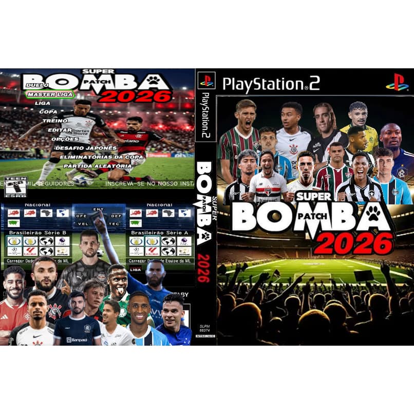 Jogo Super Bomba Patch 2026 Ps2 Mídia Física 100% atualizado