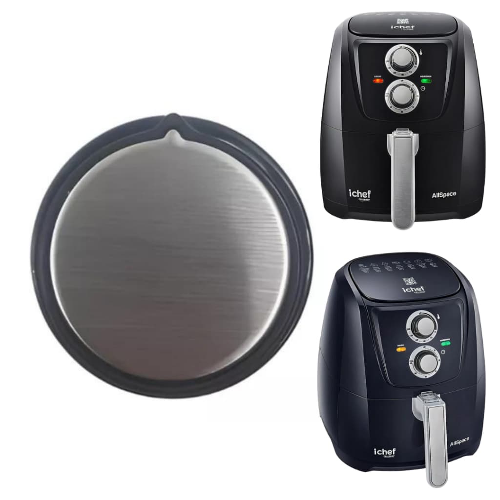 Botão Airfryer Polishop Allspace Ichef Preto - Original