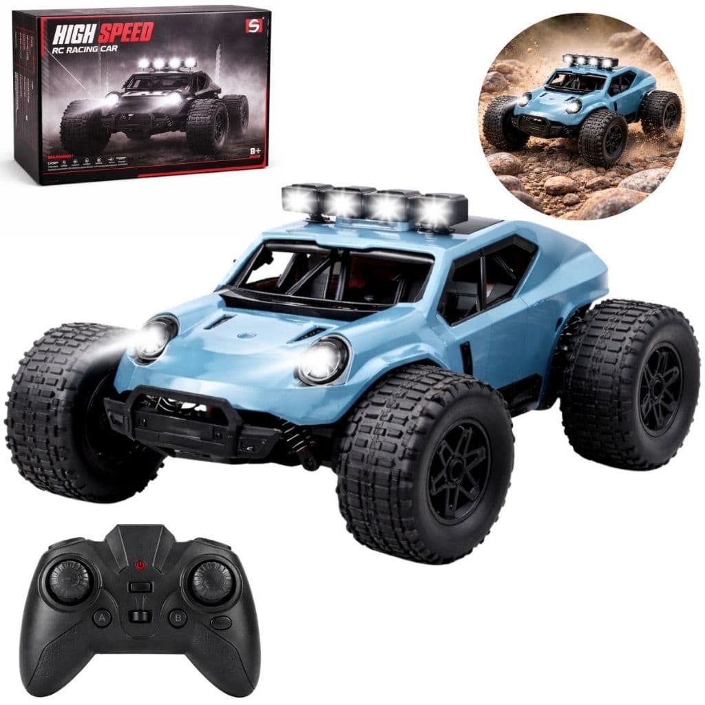 Carrinho de Controle Remoto 4x4 Off-road Terra Veloz Crawler Monter Brinquedo Menino