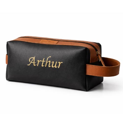 Necessaire Masculina Personalizada com nome Grande Premiun Material Sintético Organizador de Viagem Presente Masculino