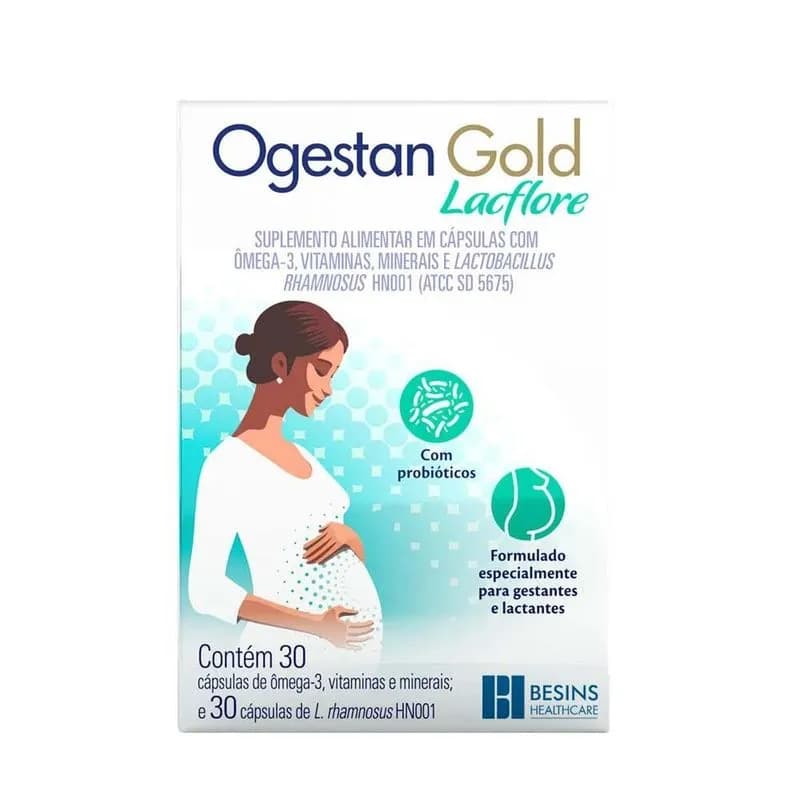 Ogestan Gold Lacflore 30 Cápsulas