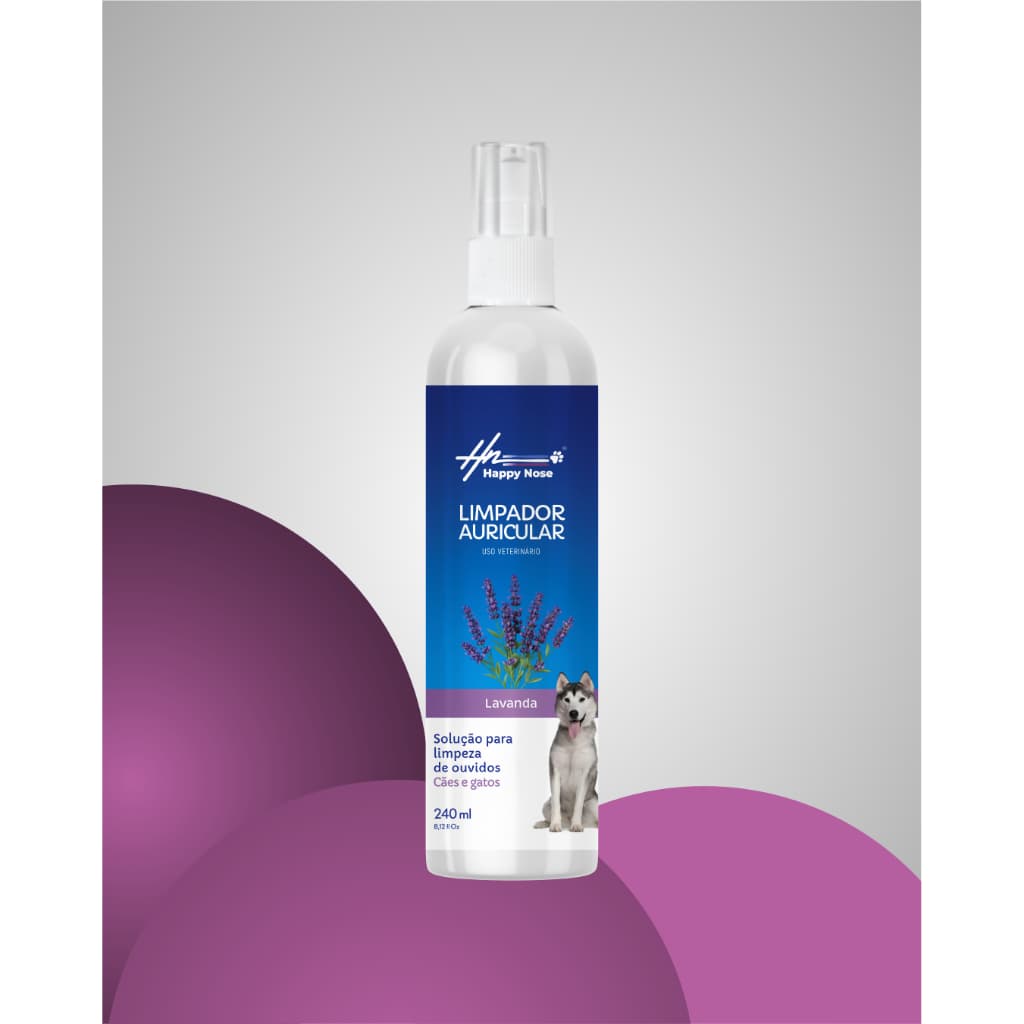 Limpador Auricular Happy Nose | Totalmente Neutro | Essência de Lavanda | 240ml