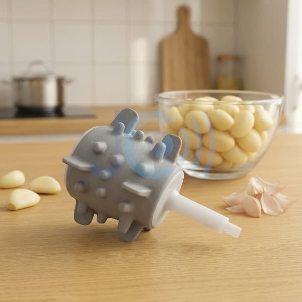 Descascador de Alho em Silicone Sem Cheiro Rápido e Eficiente Cozinha 2L E 3L