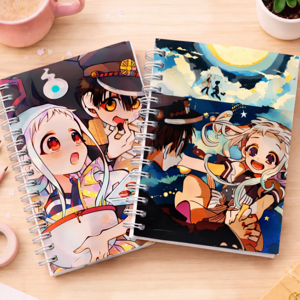 Sketchbook Toilet bound Hanako kun Caderno de Desenho e Aquarela, Capa Dura A5 90g 180g 240g Gato