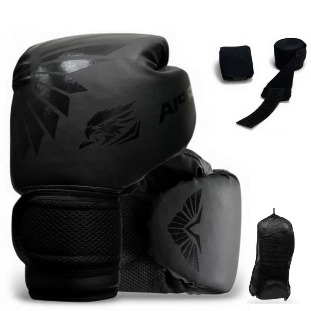 Kit Luva de Boxe Harpia/ Muay Thai + Bandagem Profissional