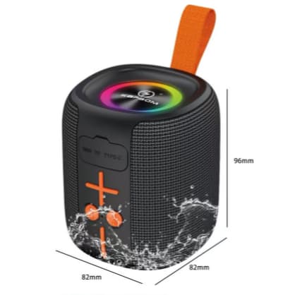 Caixa de som Bluetooth de 50W RGB à prova d'água Bluetooth V5.4 Portátil KAPBOM Original