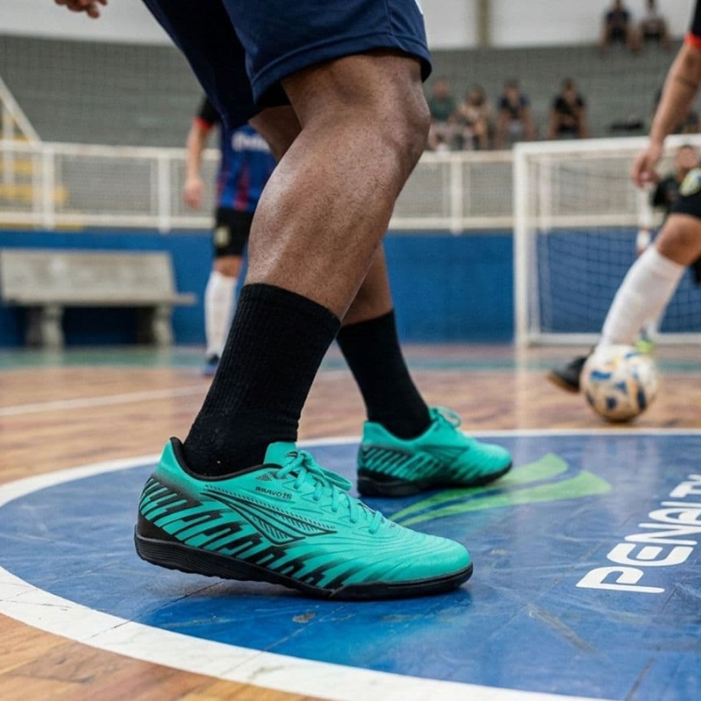 Chuteira Futsal Penalty Bravo Y-3.0 Quadra Indoor Confortável Original
