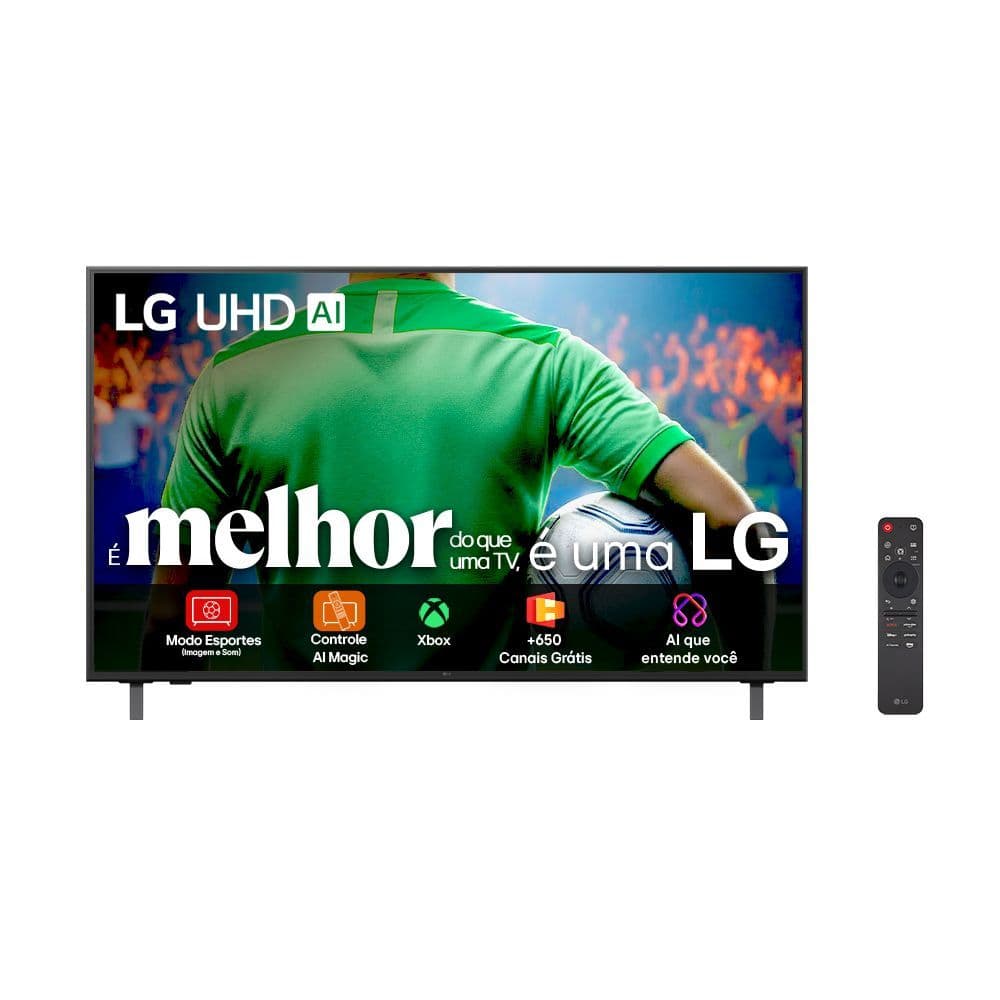 Smart TV LG 55UA8550PSA 4K UHD 55" WebOS 25 α7 AI Sound Pro e Processador α7 AI 4K Gen8