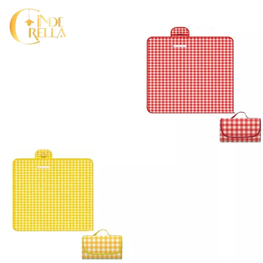 Tapete para Piquenique Impermeável 2x2m Dobrável Praia Camping