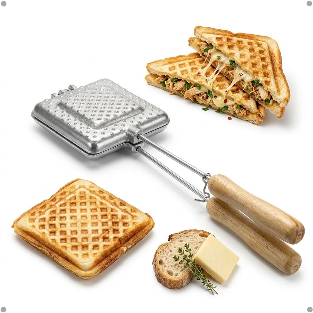 Sanduicheira Tostequeira Misto Quente Forma Aluminio Tostex Sanduicheira de Fogão