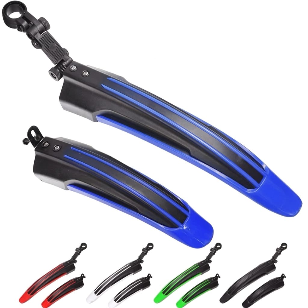 Par Paralamas Dianteiro e Traseiro para Bicicleta com Aros 24, 26, 28 e 29