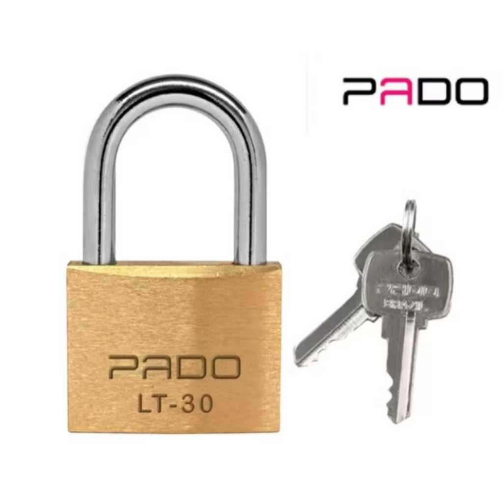 Cadeado Pado Original Resistente LT 30mm c/ 2 chaves Alta Qualidade Ideal para Armário Malas Bolsas