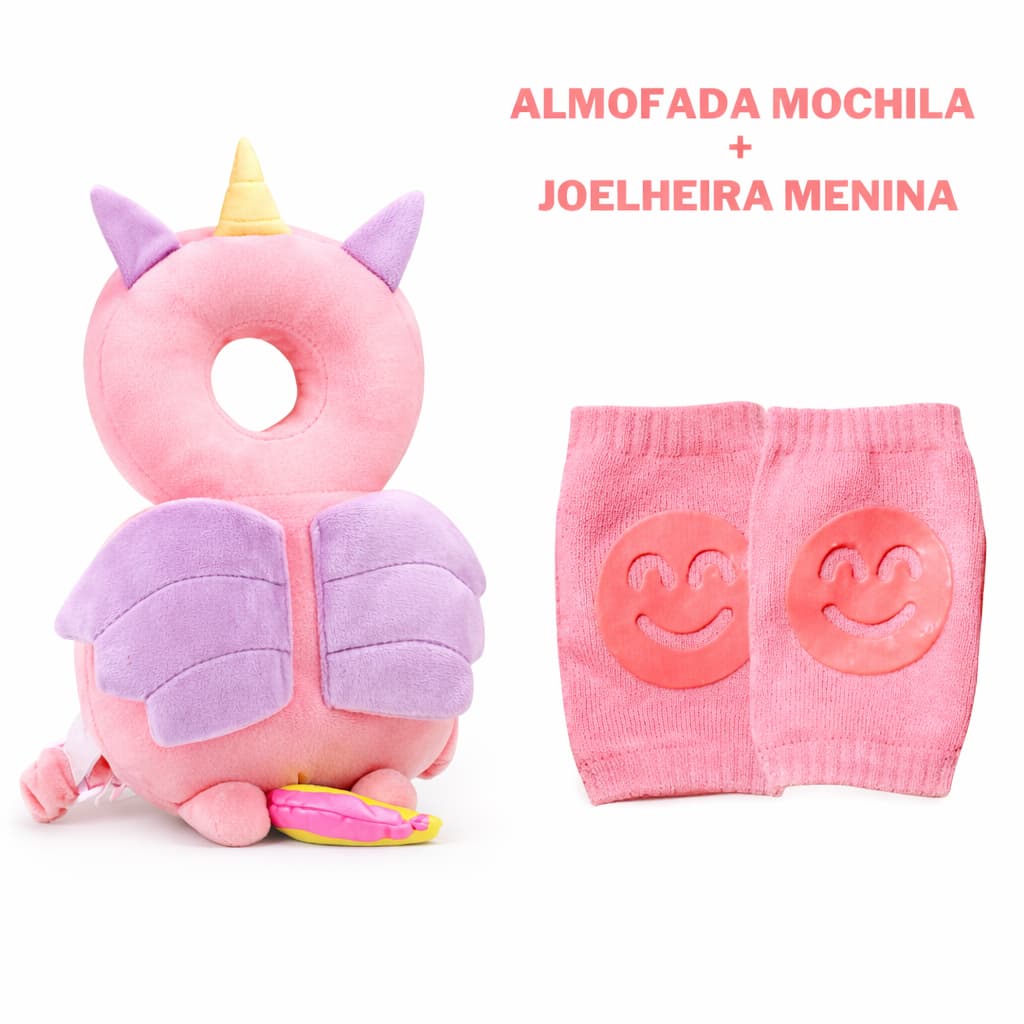 Mochila Travesseiro Protetor Cabeça Bebê, Segurança do Bebê