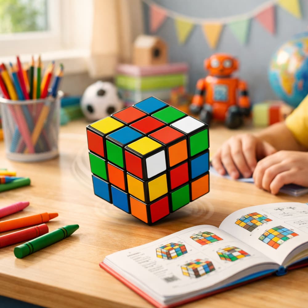 Cubo Mágico 3x3 Brinquedo Clássico Interativo Infantil Colorido Educativo